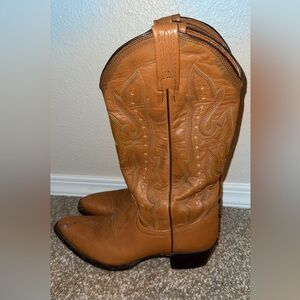 Vintage Durango Cowboy Boots Tan Size 7